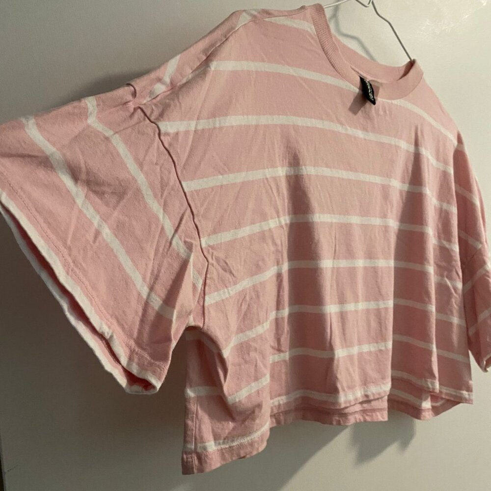 Cropped cotton T-shirt H&M